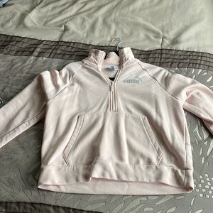Pink Puma Quarter zip